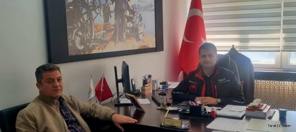 Ziraat Odası Başkanı Ruhi Avdan'dan İlçe Tarım Müdürü Samet Yılmaz’a Ziyaret
